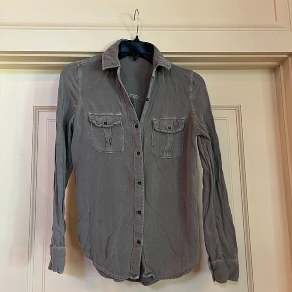 Aeropostale - Button Down - Gray - Soft - Sz XS - Picture 1 of 3